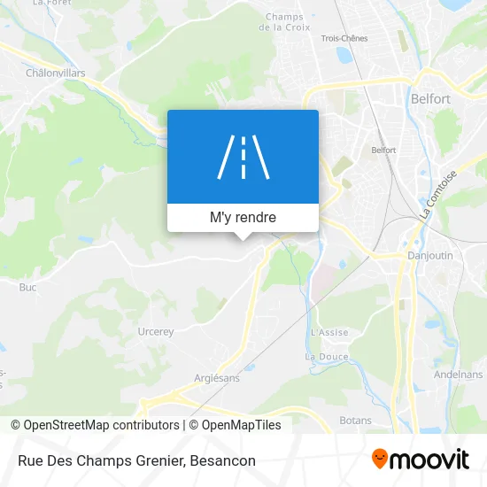 Rue Des Champs Grenier plan