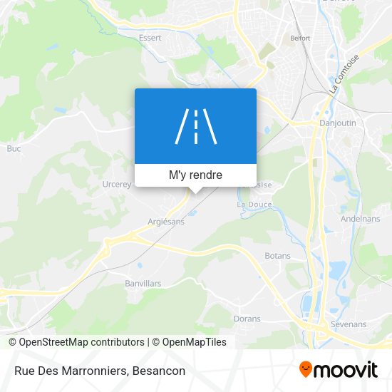 Rue Des Marronniers plan