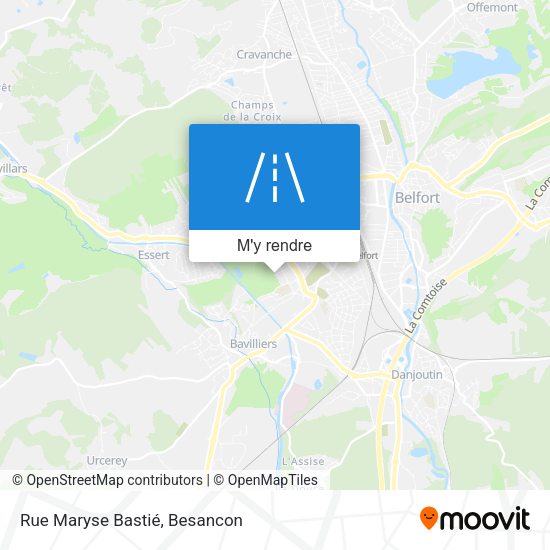 Rue Maryse Bastié plan