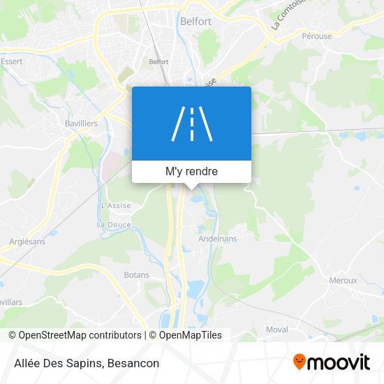 Allée Des Sapins plan