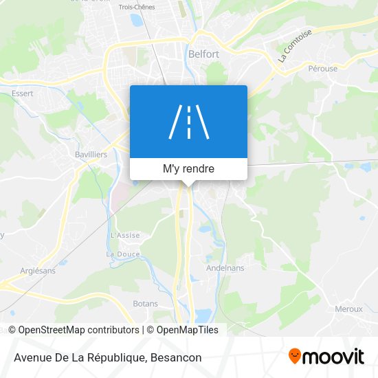 Avenue De La République plan