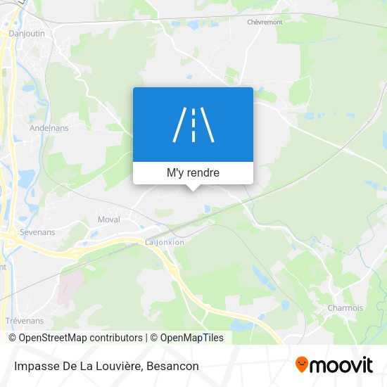 Impasse De La Louvière plan