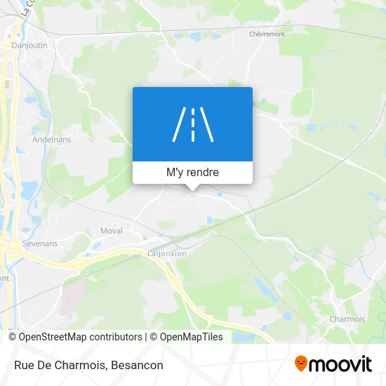 Rue De Charmois plan