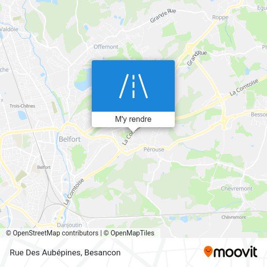 Rue Des Aubépines plan