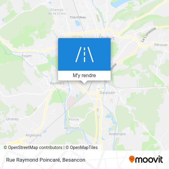 Rue Raymond Poincaré plan