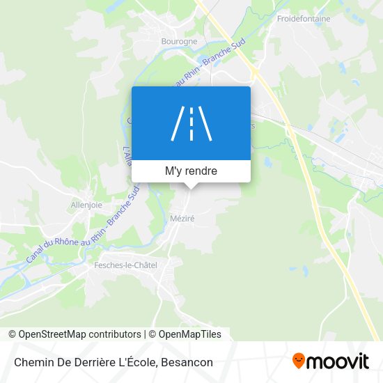 Chemin De Derrière L'École plan