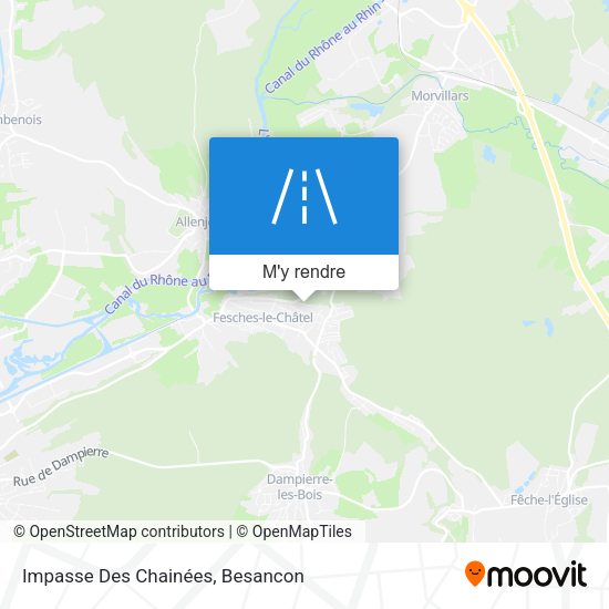 Impasse Des Chainées plan