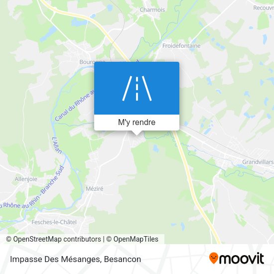 Impasse Des Mésanges plan