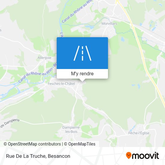 Rue De La Truche plan