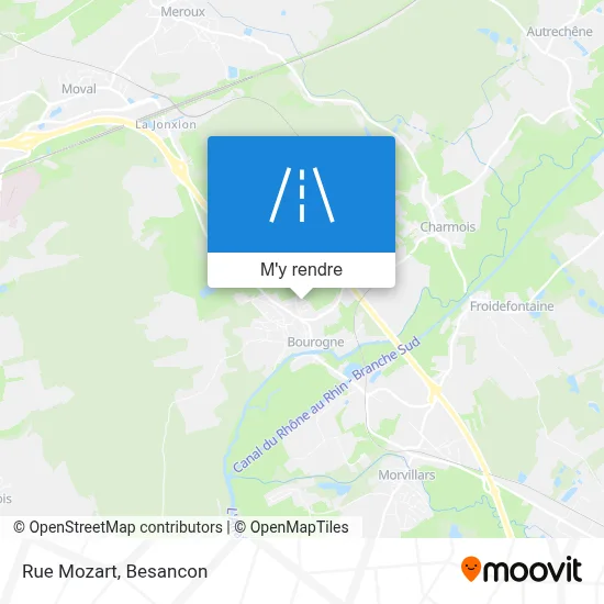 Rue Mozart plan