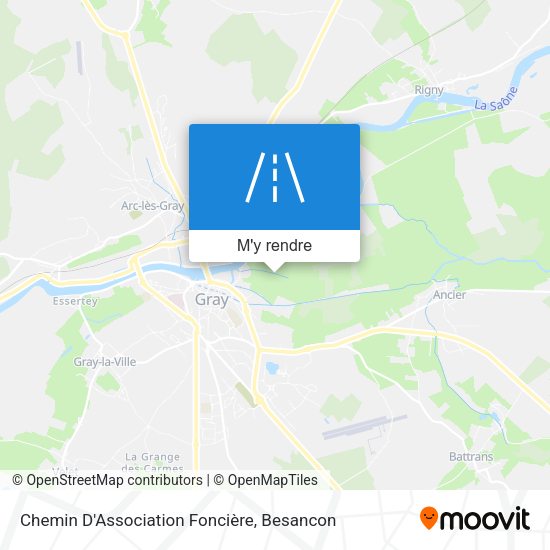 Chemin D'Association Foncière plan