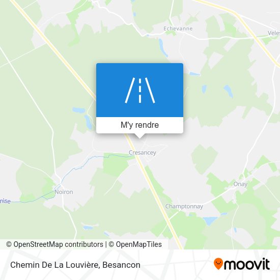 Chemin De La Louvière plan