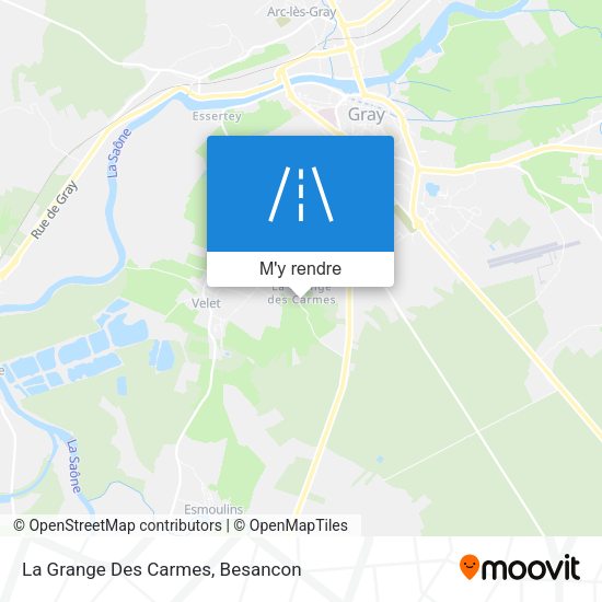 La Grange Des Carmes plan