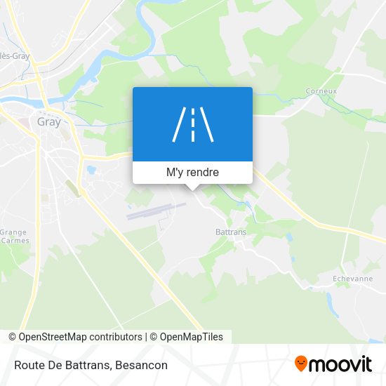 Route De Battrans plan