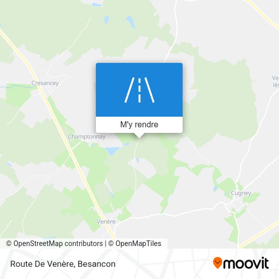 Route De Venère plan