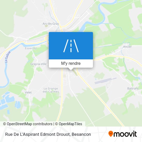Rue De L'Aspirant Edmont Drouot plan