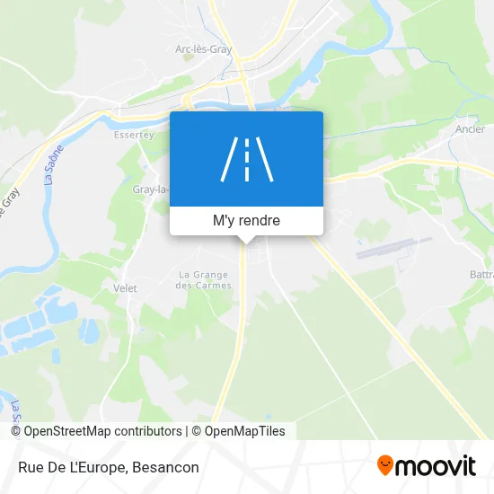 Rue De L'Europe plan