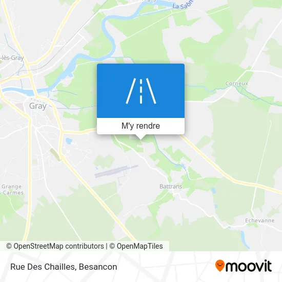 Rue Des Chailles plan