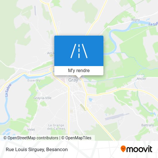 Rue Louis Sirguey plan