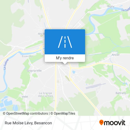 Rue Moïse Lévy plan