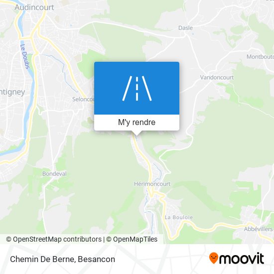 Chemin De Berne plan