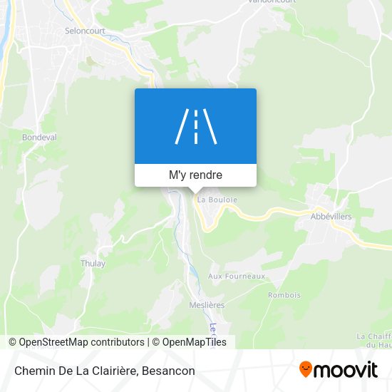 Chemin De La Clairière plan