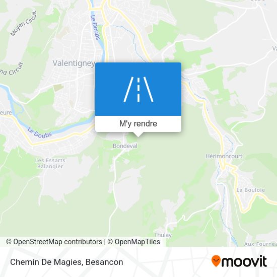 Chemin De Magies plan