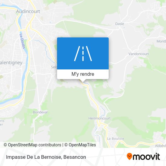 Impasse De La Bernoise plan