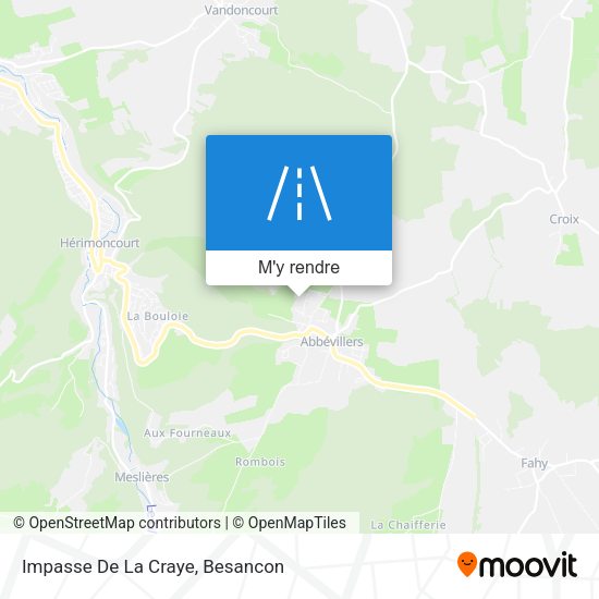 Impasse De La Craye plan