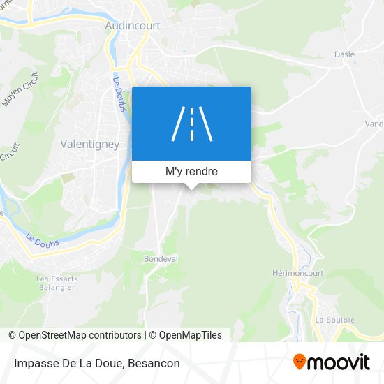 Impasse De La Doue plan
