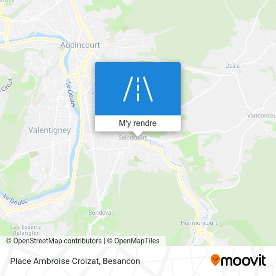 Place Ambroise Croizat plan