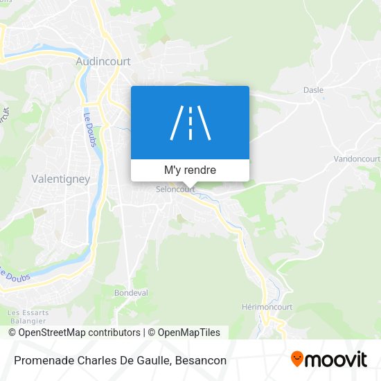 Promenade Charles De Gaulle plan