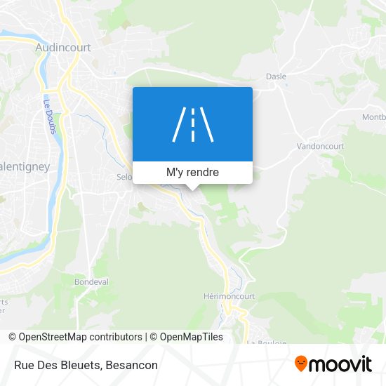 Rue Des Bleuets plan