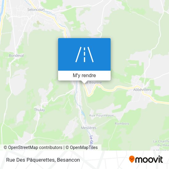 Rue Des Pâquerettes plan
