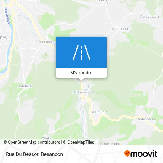 Rue Du Bessot plan