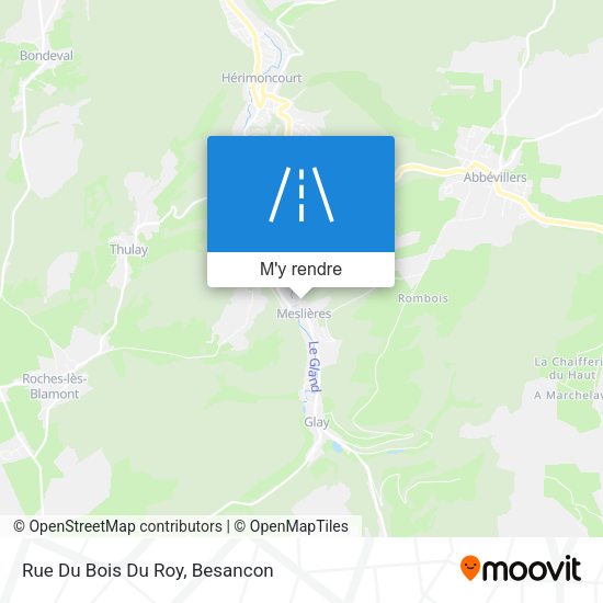 Rue Du Bois Du Roy plan