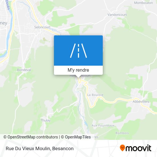 Rue Du Vieux Moulin plan