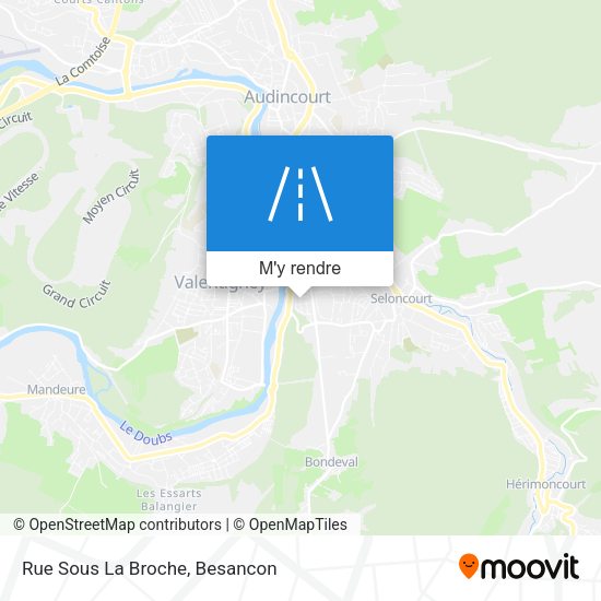 Rue Sous La Broche plan
