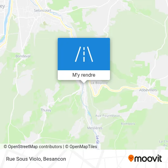 Rue Sous Violo plan