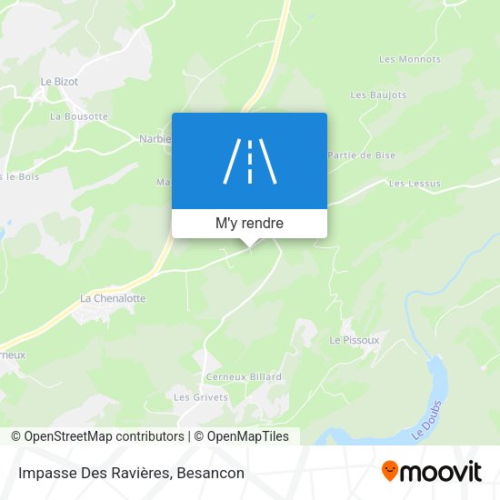 Impasse Des Ravières plan