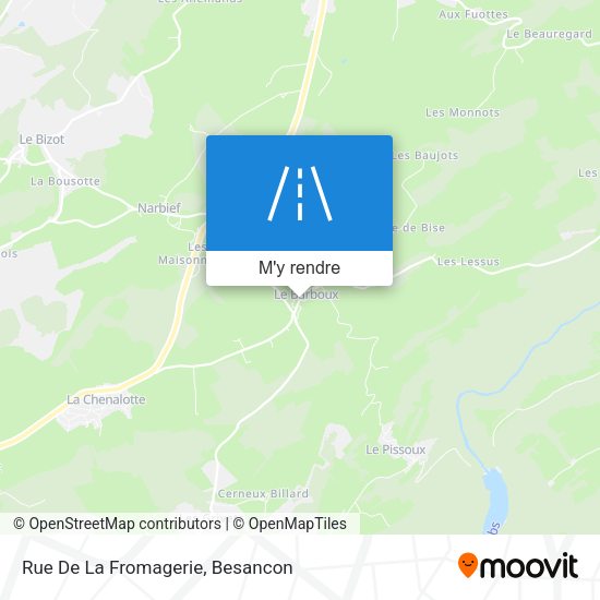 Rue De La Fromagerie plan