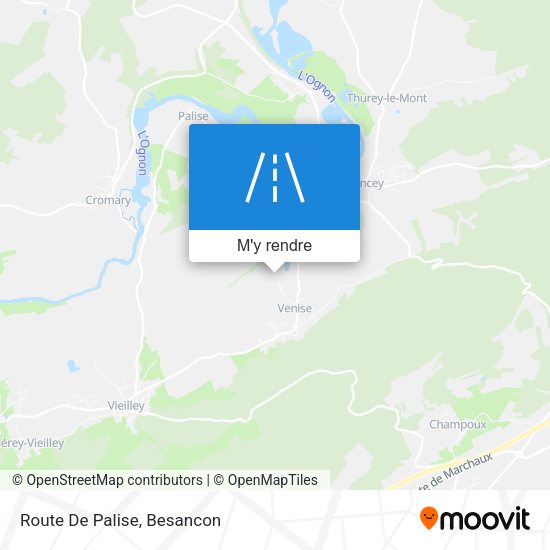 Route De Palise plan