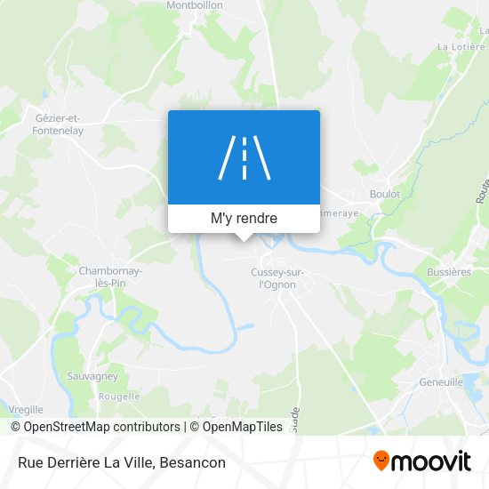 Rue Derrière La Ville plan