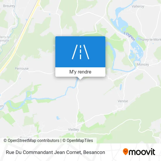 Rue Du Commandant Jean Cornet plan