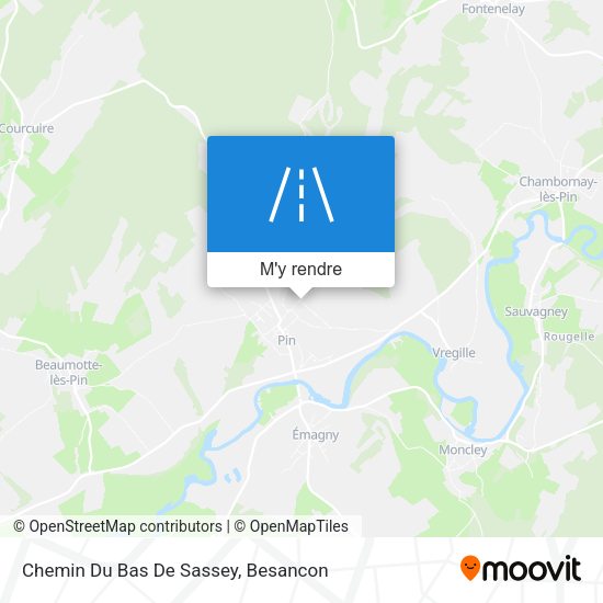 Chemin Du Bas De Sassey plan