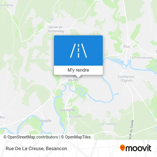 Rue De La Creuse plan