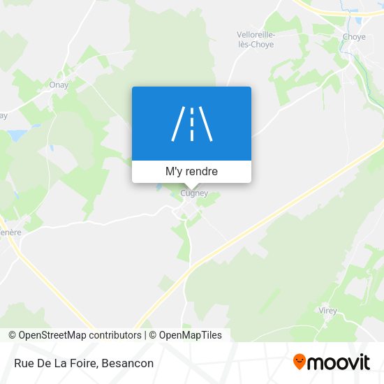 Rue De La Foire plan