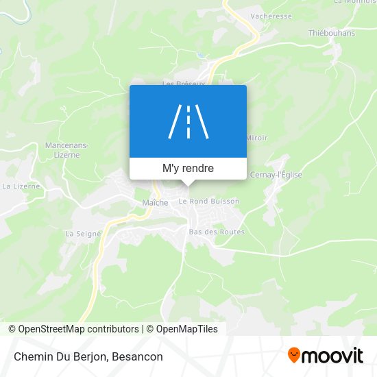 Chemin Du Berjon plan