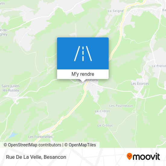 Rue De La Velle plan