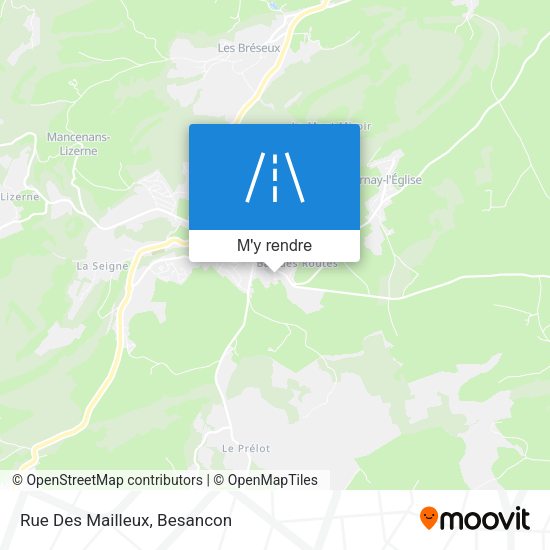 Rue Des Mailleux plan